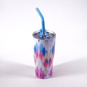 Heritage Stainless Steel Double Wall Tumbler 20 Oz Travel Mug Cup w/ Lid & Straw
